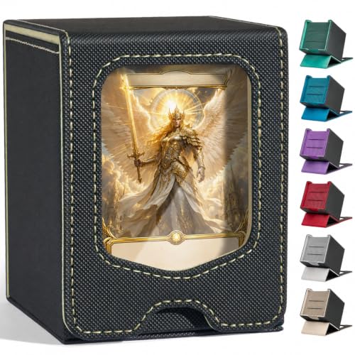 Fabmaker Deck Box for MTG Commander Cards Beige 1 Pack Storage Organizer