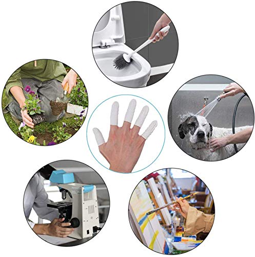 Disposable Latex Finger Cots - Medium Size, 330 Pack
