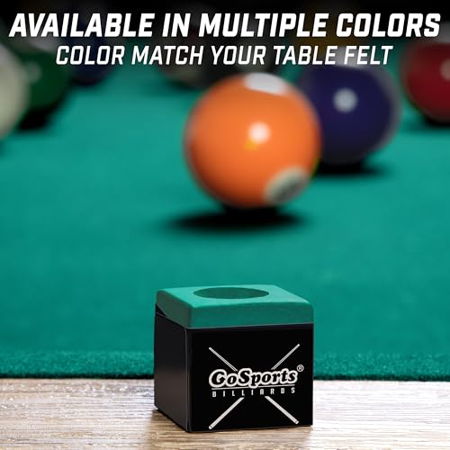 Premium Pool Cue Chalk Cube 12 Pack - Green Billiards Accessory