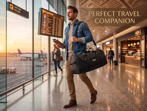 Large Heavy Duty Cargo Duffel Bag for Sport Gear & Travel