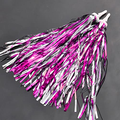 Kids Bicycle Handlebar Streamers - Hot Pink Sparkle Tassels