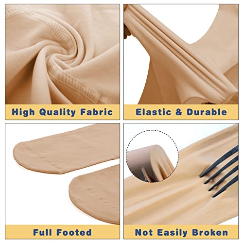 Ultra Soft Footed Ballet Tights for Toddler Girls - Nude, 3-6 Years