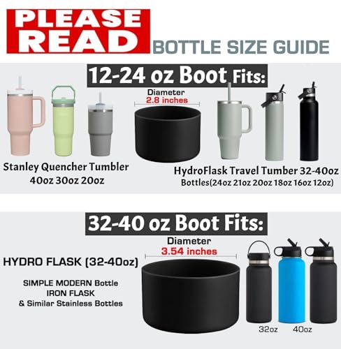 Hydro Flask Boot Sleeve - Fits 32-40 oz Bottles, Purple