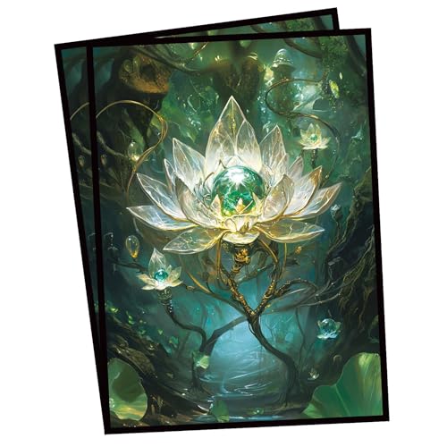 100 Pack Matte Card Sleeves for Magic The Gathering 66x91mm - Transparent Protective Gaming Sleeves