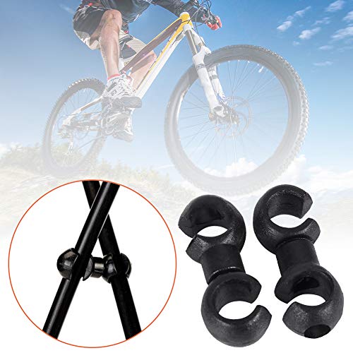10 Pcs Bike Cable S-Hook Clips - Rotatable Bicycle Brake & Shift Cable Organizer