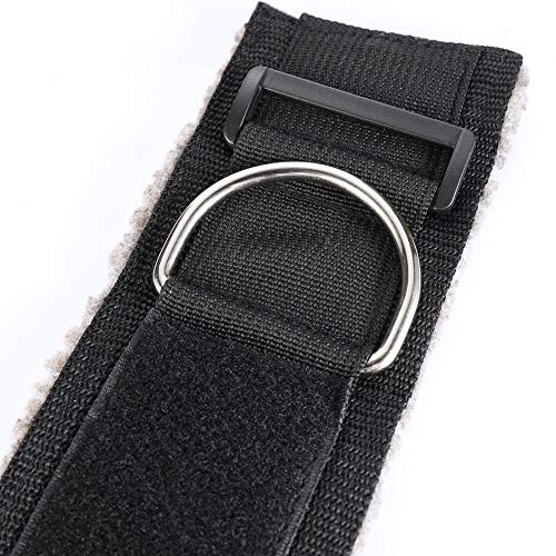 Adjustable Ankle Straps for Cable Machines - Dark Grey 1 Pack