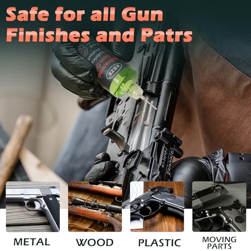 4-in-1 Gun Cleaning Kit with CLP Oil, Sprayer & Precision Oiler