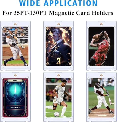 Resealable Trading Card Team Bags for Magnetic Holders - 100 Pack