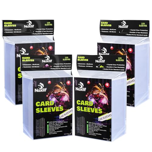 600 Clear Card Sleeves - Ultra Clear Trading Card Protectors