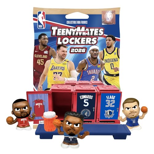 TeenyMates NBA Basketball Locker Room Set - Locker Room Pack