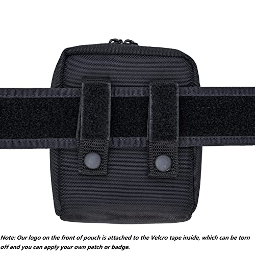 Dotacty No Snap Flap Tactical MOLLE Utility Pouch for Police & Outdoor Use