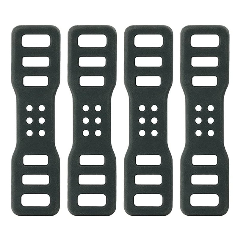 YTRUOYI 4 Pcs Bike Silicone Band, Cycling Bicycle Rubber Straps,Silicone Mount Band for Flashlights Cell Phones Speaker Lights Holder Bicycle Handlebar Bicycle Light Sets