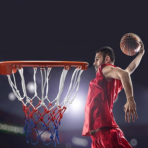 Colorful Basketball Net - 12 Loops, Durable All-Weather Design