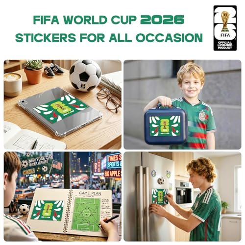 2026 World Cup Waterproof Decal Set - Mexico - 3 Pack