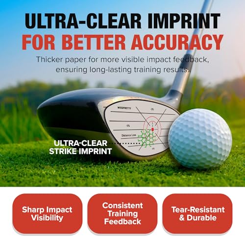 Golf Club Impact Tape Training Stickers - Mixed Club Set (240 Pack)