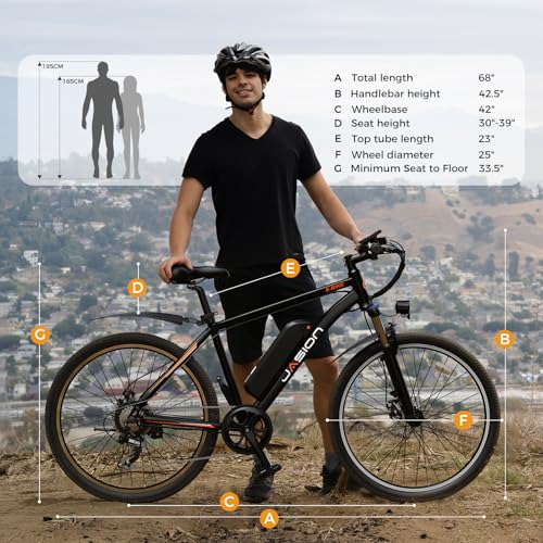 Electric Mountain Bike with 1000W Motor & Removable Battery - Dark