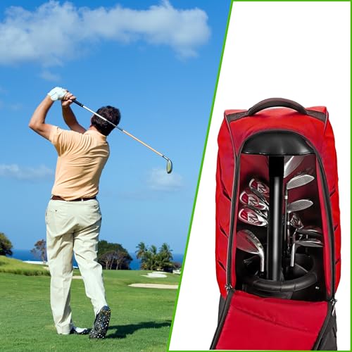 Adjustable Golf Travel Support Pole - Alloy Steel Telescopic Rod for Club Protection