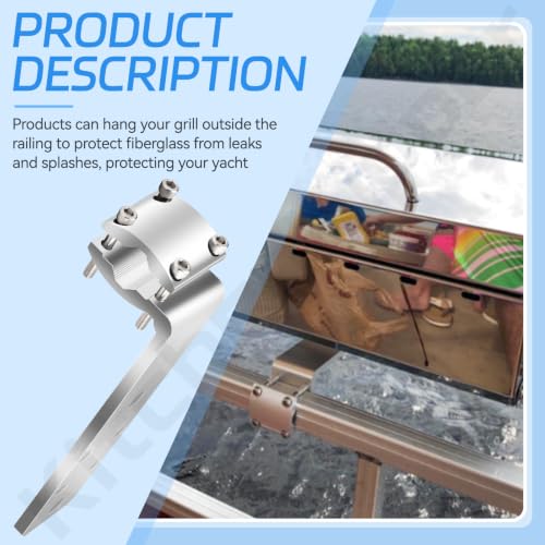 Stow N' Go Grill Rail Mount Bracket for Kuuma BBQ Grill - Aluminum