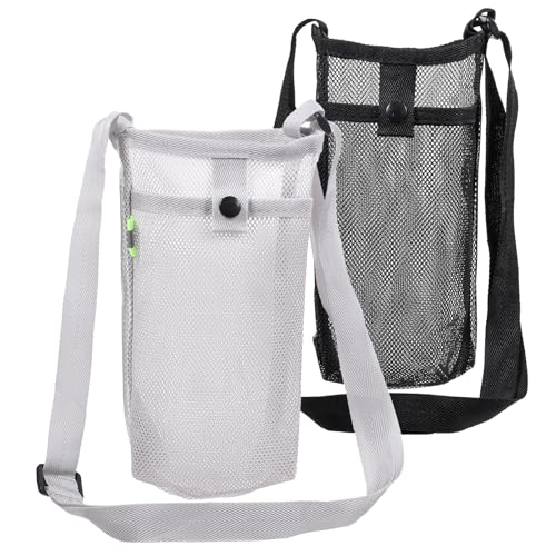 Portable Water Bottle Holder with Adjustable Strap - 2 Pack