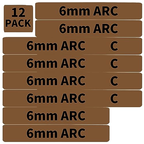 6mm ARC Magazine Marking Bands - Coyote Brown, 12 Pack