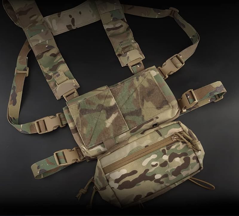 2pcs QASM Quick Attach Surface Mount Buckle for 1-inch MOLLE PALS Webbing - Brown