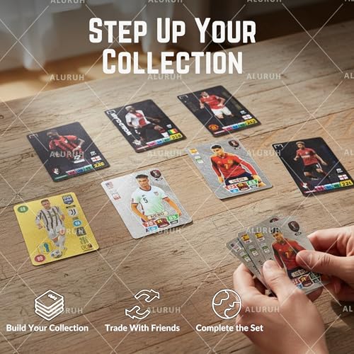 33 Unique Soccer Player Trading Cards - 3 Mystery Packs