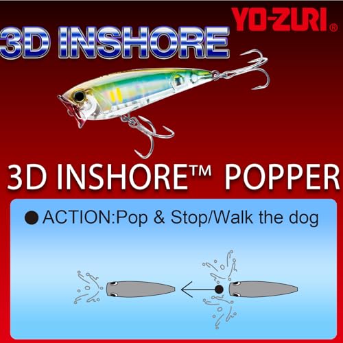 Yo-Zuri R 1349 D Inshore Fishing Lure - Ghost Shad, 70 mm
