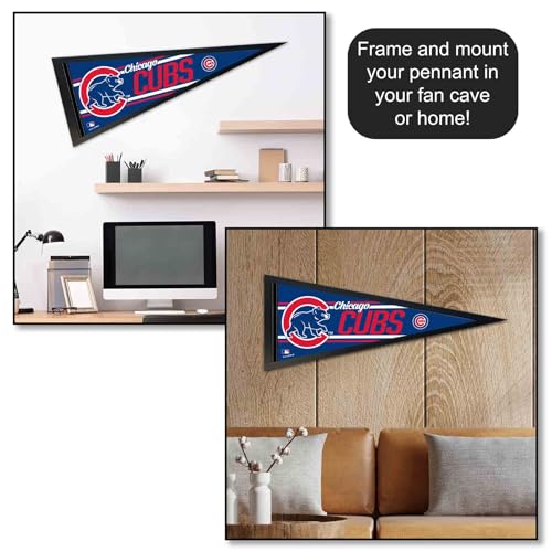 Chicago Baseball Large Pennant - 12x30 Felt Team Banner