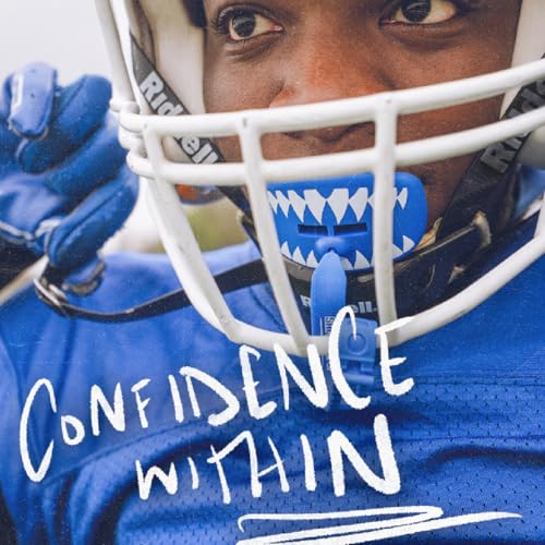 SAFEJAWZ Shark Lip Guard Mouth Guard with Detachable Strap – Football
