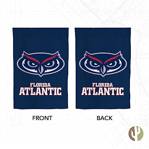 Florida Atlantic University Garden Flag - Desert Cactus 12 x 18 in Officially Licensed