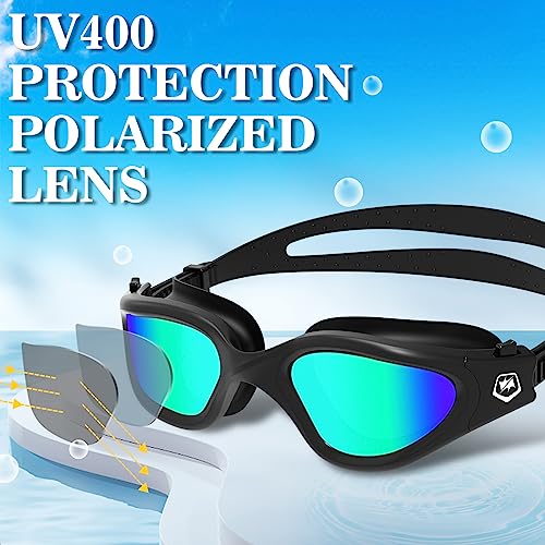 Anti-Fog Swimming Goggles with UV Protection - Clear Vision