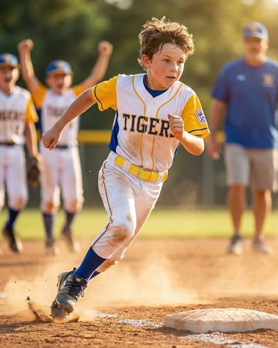 Stelle Bright Yellow Baseball & Softball Belt - Adjustable Youth & Adult