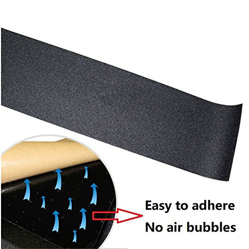 ZUEXT 10.6 in x 43.3 in Grip Tape Sheet for Skateboards, 110x27cm