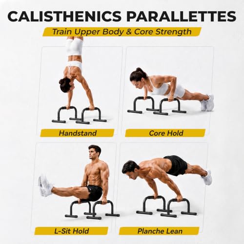Adjustable Push Up Bars - Heavy Duty 880 LBS Capacity, Foam Handles