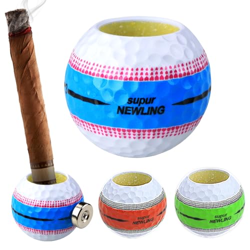 Portable Magnetic Cigar Holder for Golf Carts - Blue