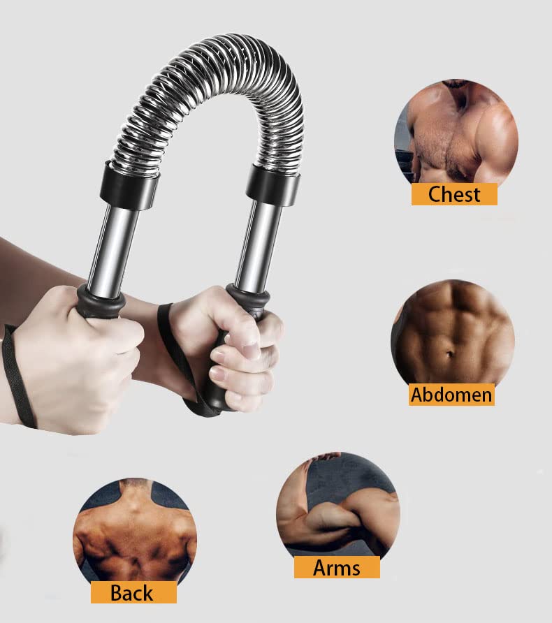 Fulusor Power Twister Bar Arm Chest Exercise Strengthener (60kg/132lbs)