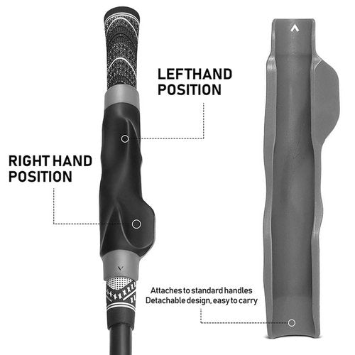 Golf Swing Trainer Set,Golf Grip Trainer and Golf Trainer Arm Band,Right or Left Handed Golf Training Aid,Master Correct Grip Posture,Compatible with Standard Clubs for Indoor Outdoor Practice.