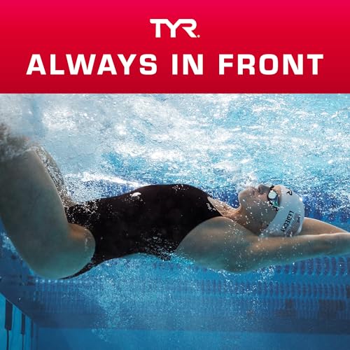 Latex Adult Swim Cap - Durable Hydrodynamic Swimming Headwear - Black