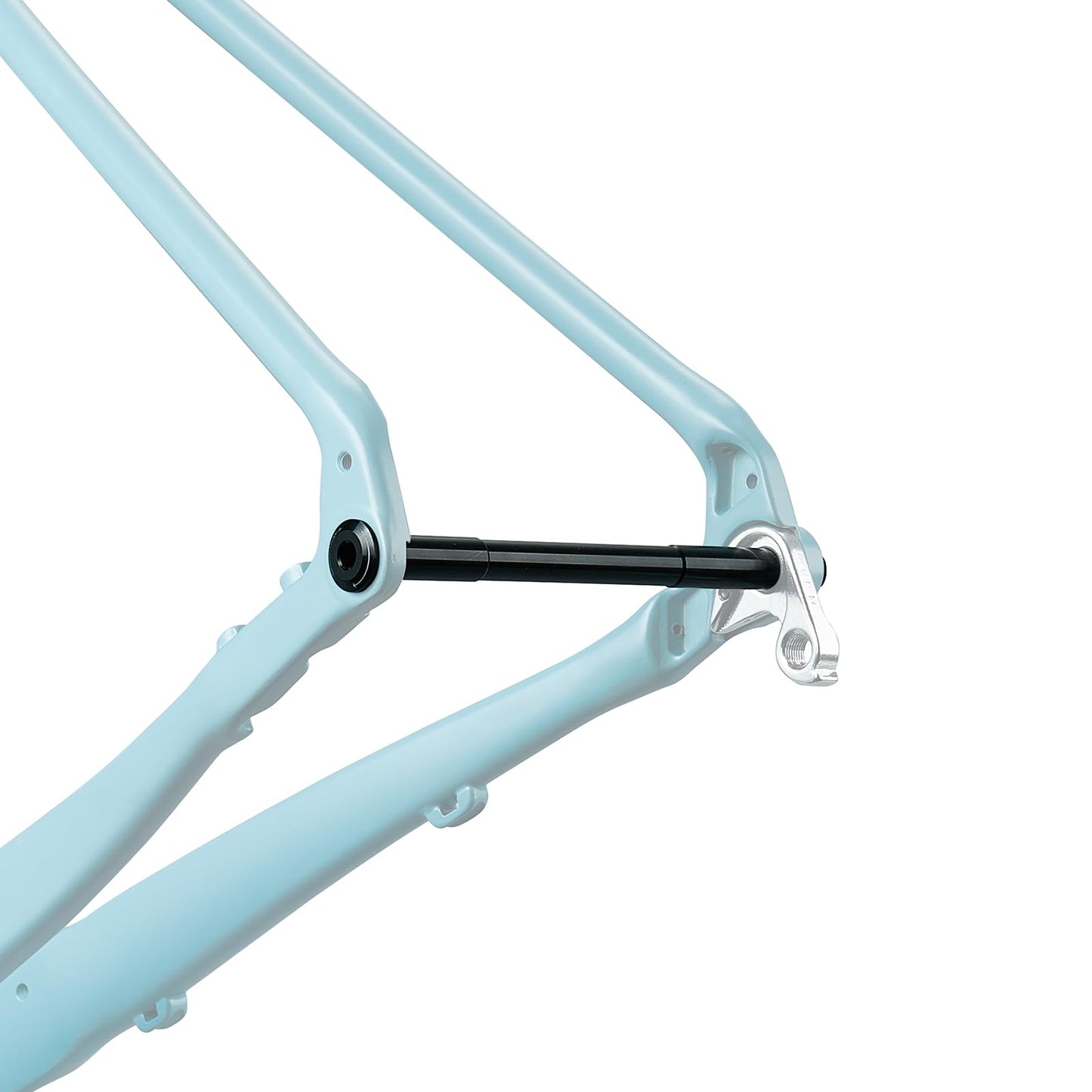corki Cycles Thread Pitch 1.0mm-12mm Bike Hubs Thru Axle Adapter Boost Forks (12mm x 120/124/138/160/168/174/180/185mm) for Rod MTB Grave Bicycle Front Rear Wheel (No Handle, 1.0-12mm * 160mm)