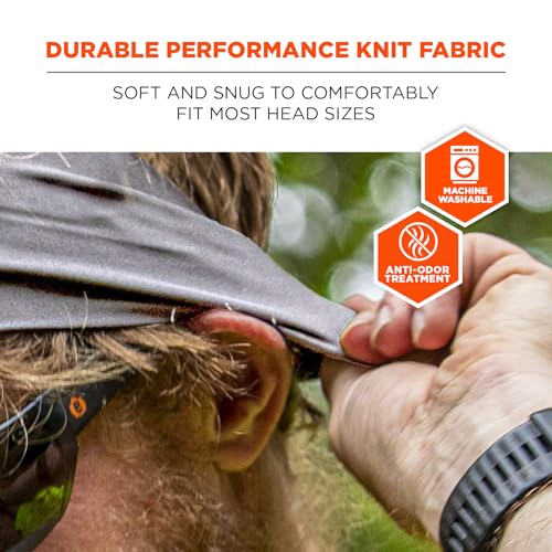Cooling Headband with Moisture Wicking & UPF 50+ Sun Protection - Gray