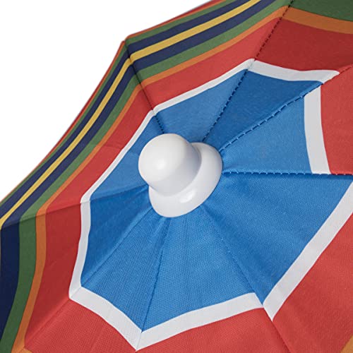 Portable Beach Umbrella 5 Ft UV Sun Shade with Tilt & Carry Case