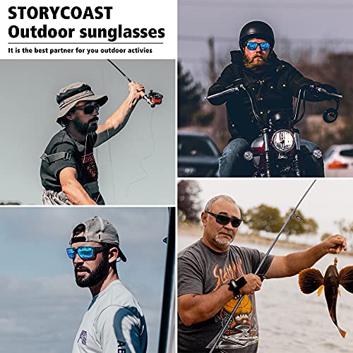 Polarized Sports Sunglasses for Men & Women - Unbreakable Frame, UV Protection