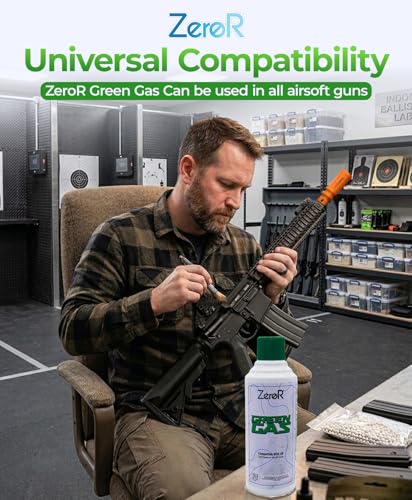 Green Gas for Airsoft Pistols - 2 Cans, 13.5 fl oz Each