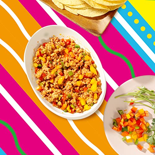 Fiesta Party Tablecloths - 3 Pack Disposable 54x108 Inch