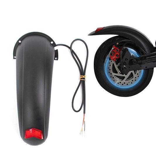 Ezweiji Rear Fender with Tail Light, 10-Inch Scooter Rear Fender Replacement Parts for M4 Electric Scooters