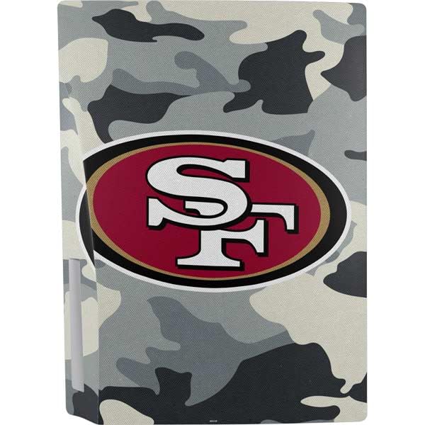 San Francisco 49ers Camo Skin for PS5 Bundle - Official NFL Design