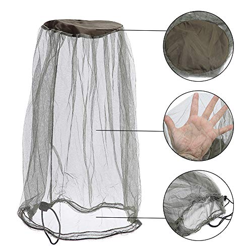 Premium Mesh Mosquito Head Net - Pack of 4, 13.78x15.74in