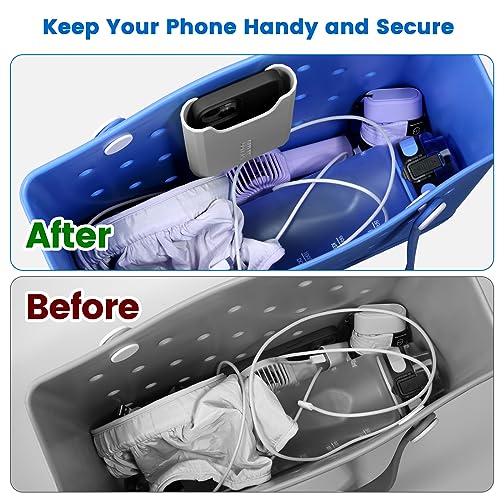 Silicone Phone Holder for Bogg Bags | Durable Beach Tote Insert
