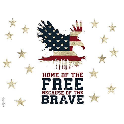 Tervis 24oz 'Home of the Free Because of the Brave' Insulated Tumbler with Navy Lid