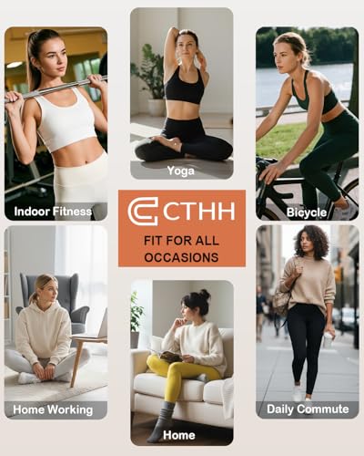 High Waisted Tummy Control Leggings for Women - Large/X-Large Orange